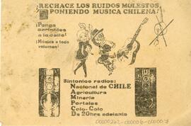 ¡Rechace los ruidos molestos, poniendo música chilena!