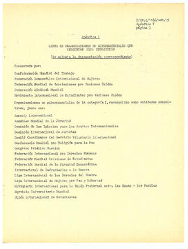Exposiciones presentadas por el movimiento internacional de estudiantes pro Naciones Unidas y por...