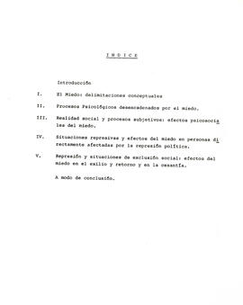 Psicología del miedo en las situaciones de represión política (3)
