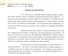 Represión al pueblo mapuche