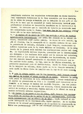 Anexo Num. 4. El caso del preso político Raúl Vergara Meneses (Capitçan de Bandada-R) Condenado e...