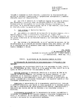 Informe de la Subcomisión de prevención de discriminaciones y protección a las minorías sobre su ...