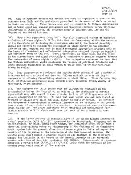Study of reported violations of human rights in Chile, with particular reference to torture and o...
