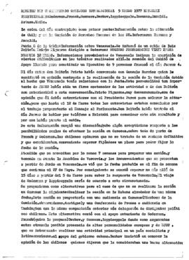 Reunión del secretariado de la Comisión Internacional. 5 marzo 1977 Helsinki.