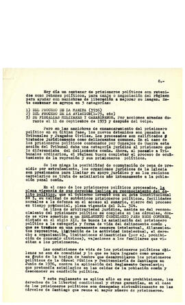 Anexo Num. 1. Declaración: Los prisioneros políticos de Chile a la comunidad internacional (10)