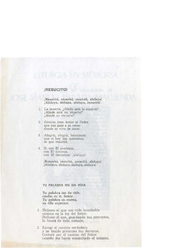 Liturgia en Memoria de José Manuel Parada (3)