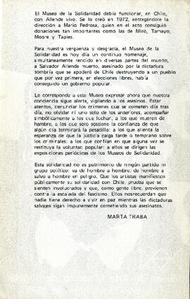 Solidaridad. Museo de la Resistencia Salvador Allende (3)