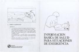 Información básica de Salud para situaciones de emergencia