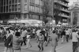 Manifestación centro de Santiago