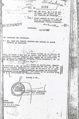 [Acuso recibo de...]