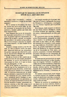 Diario de sesiones del Senado, Sesión 22a. (2)