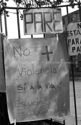 Pancartas universitarias