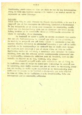 Texto in extenso del manuscrito dejado por el Gral. Bachelet sobre su detención, los interrogator...