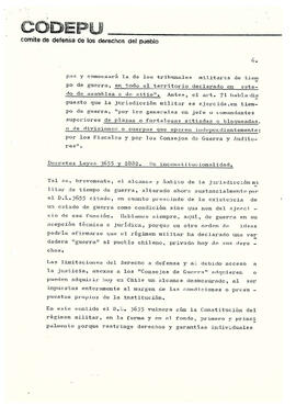 Tribunales y procesos militares de tiempo de guerra en Chile (6)