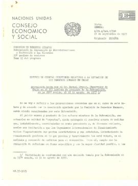 Estudio de ciertas cuestiones relativas a la situación de los Derechos Humanos en Chile