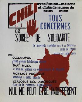 Chili - Soiree de Solidarite - Chile - Noche de Solidaridad