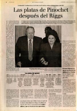 Las platas de Pinochet después del Riggs