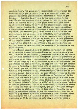 Violación de principios y tratados internaciones por la junta militar en relación con los derecho...