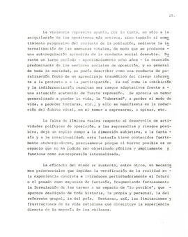 Psicología del miedo en las situaciones de represión política (28)