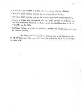 Las agrupaciones de familiares de desaparecidos chilenos en Europa. (7)