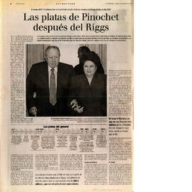 Las platas de Pinochet después del Riggs (1)