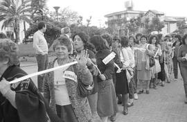 Mujeres protestando