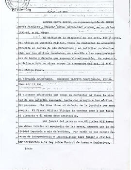 En lo principal: Contesta acusación (1)