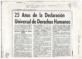 25 años de la declaración universal de derechos humanos (1)