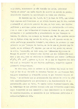 El carácter antijurídico de los procesos contra partidarios y simpatizantes del gobierno de la Un...