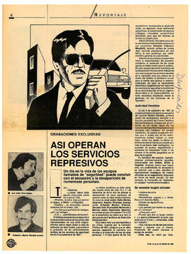 1989 Reportaje, "Así operan los servicios represivos" (2)