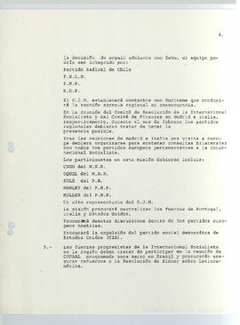 Informe sobre una reunión secreta dela Sección regional de la Internacional Socialista, efectuado...