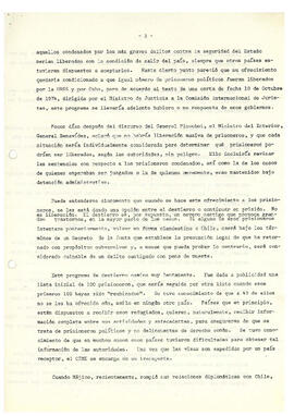 Suplemento al Informe Final de la Misión a Chile de la Comisión Internacional de Juristas (3)