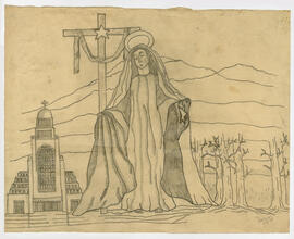 Dibujo Virgen del Carmen