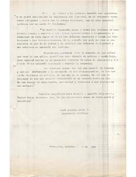 Discurso de despedida y homenaje a los compañeros caídos bajo el fascismo en Tocopilla. (3)