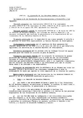 Informe de la Subcomisión de prevención de discriminaciones y protección a las minorías sobre su ...