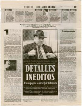 Pinochet. Decisión crucial