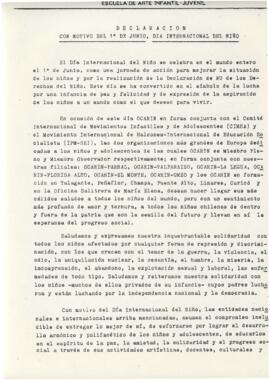 Declaración