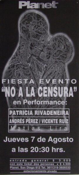 Fiesta Evento "No a la Censura"…