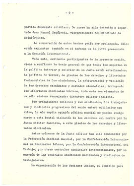 Señor Presidente, Estimados miembros de la Comisión Internacional, Señoras y señores, Queridos co...