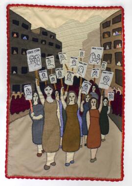 Marcha de mujeres de familiares de detenidos desaparecidos (AFDD)