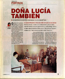 Muy rica: documentos del Riggs Bank muestran que lucía Hiriart giró en el 2002 medio millón de dó...