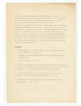 Declaración final del juicio de Nuremberg contra los crímenes de la junta militar de Chile . 24 a...