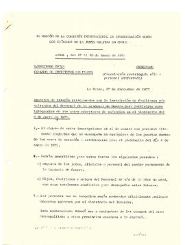 5a. Sesión de la Comisión Internacional de Investigación sobre los Crímenes de la Junta Militar d...