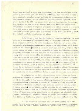 Plebiscito de Pinochet: Una farsa y una nueva violación de los derechos humanos. (3)