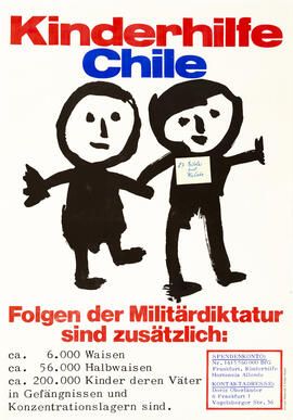 Kinderhife Chile.  Folgen der miliärdiktatur