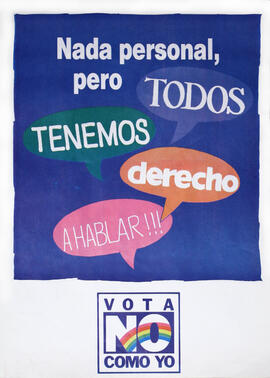 Nada personal, pero todos tenemos derecho a hablar!!