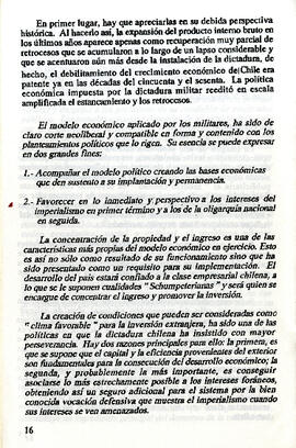 Chile, balance de quince años de dictadura (síntesis) (20)