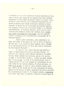 Estudio de ciertas cuestiones relativas a la situación de los Derechos Humanos en Chile (13)