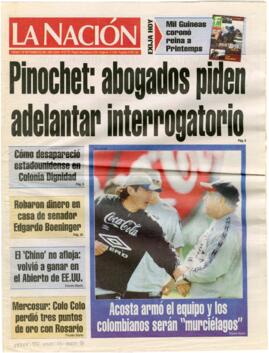 Portada de La Nación