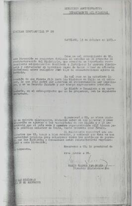 Circular Confidencial N° 29